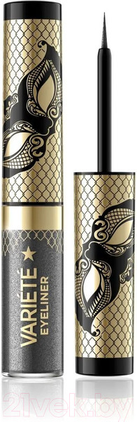 Изображение товара Подводка для глаз жидкая Eveline Cosmetics Variete Водостойкая сияющая №04 (4мл)