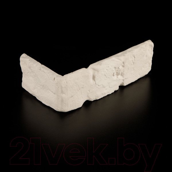 Изображение товара Декоративный камень гипсовый Air Stone Венеция угловой элемент А15.У (белый)