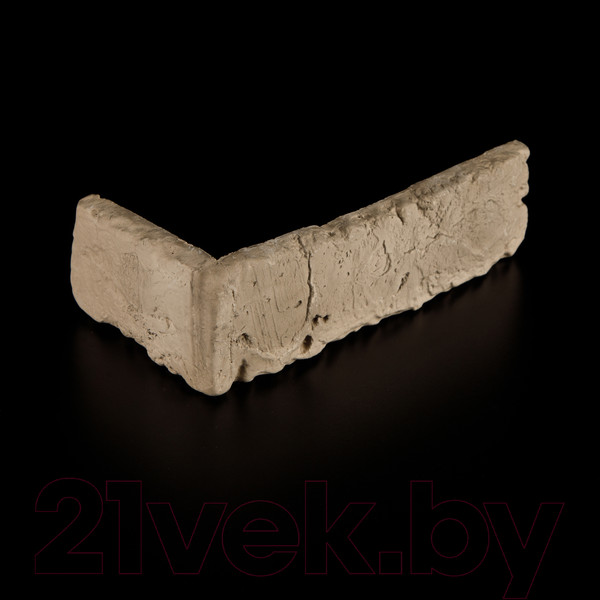 Изображение товара Декоративный камень гипсовый Air Stone Венеция угловой элемент А15.10.У (слоновая кость/серый)