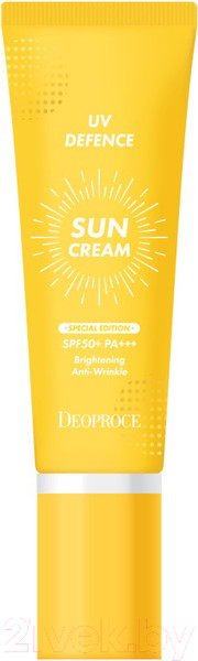 Изображение товара Крем солнцезащитный Deoproce UV Defence Sun Cream SPF50+ PA+++ (50г)