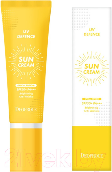 Изображение товара Крем солнцезащитный Deoproce UV Defence Sun Cream SPF50+ PA+++ (50г)