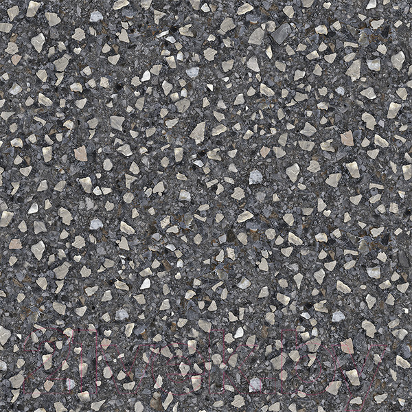 Изображение товара Плитка ProGres Black Terrazzo NR0379 (600x600, черный)