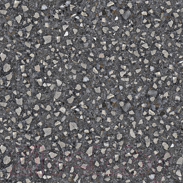 Изображение товара Плитка ProGres Black Terrazzo NR0379 (600x600, черный)