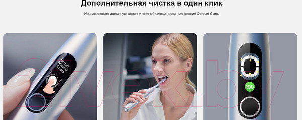 Изображение товара Электрическая зубная щетка Oclean X Pro Digital Set (серебристый)