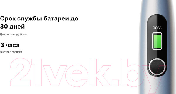 Изображение товара Электрическая зубная щетка Oclean X Pro Digital Set (серебристый)