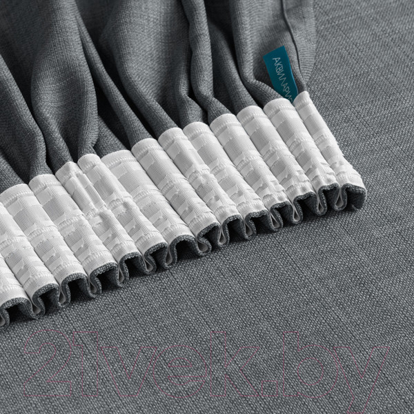 Изображение товара Комплект штор АКВИЛАРИЯ Вербена 300x250 (темно-серый)