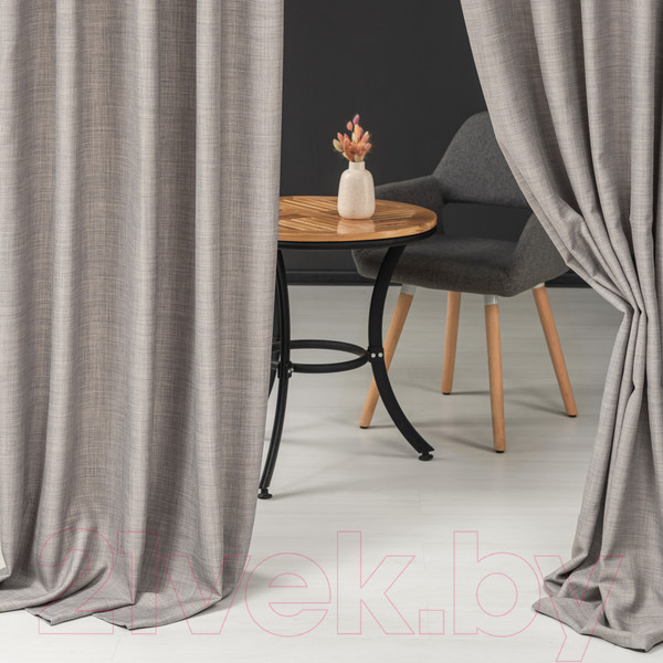 Изображение товара Комплект штор АКВИЛАРИЯ Вербена 300x260 (серый)