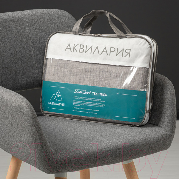 Изображение товара Комплект штор АКВИЛАРИЯ Вербена 300x260 (серый)