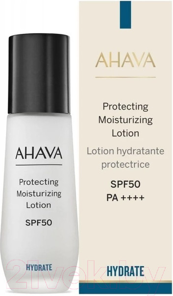 Изображение товара Лосьон для лица Ahava Time To Hydrate увлажняющий spf50 (50мл)