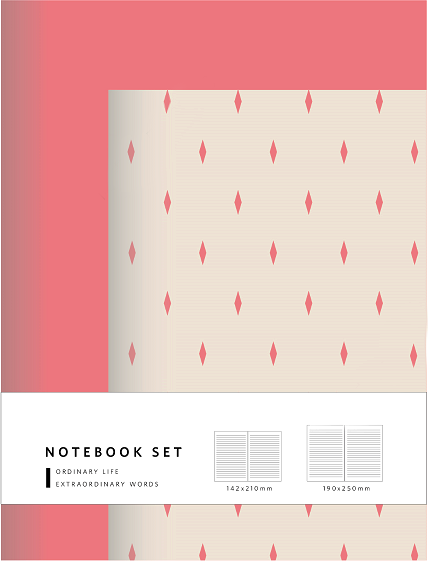 Изображение товара Набор блокнотов Miniso Pink Series A5 и B5 / 5224