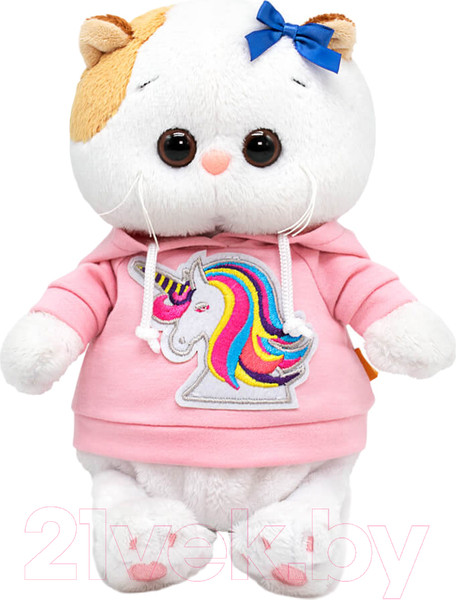 Изображение товара Мягкая игрушка Budi Basa Кошечка Ли-Ли Baby в худи с единорогом / LB-130