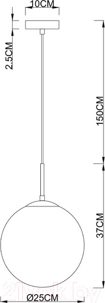 Потолочный светильник Arte Lamp Volare A1561SP-1BK — фото 6