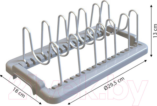 Изображение товара Держатель для крышек Primanova M-E82-07 (серый)