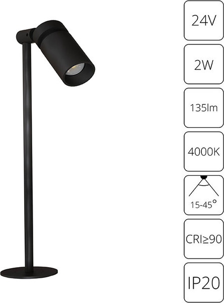 Изображение товара Декоративное освещение Arte Lamp Presto A6194LT-1BK