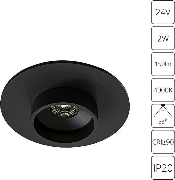 Изображение товара Точечный светильник Arte Lamp Presto A6182PL-1BK