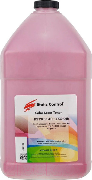 Изображение товара Тонер для принтера Static Control KYTK5140-1KG-MA