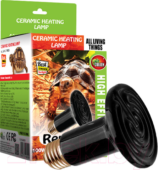 Изображение товара Лампа для террариума Mclanzoo Ceramic Heater Обогрев 9x9x11.5см 100Вт / 8624057/MZ (черный)
