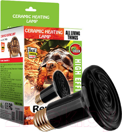 Изображение товара Лампа для террариума Mclanzoo Ceramic Heater Обогрев 8x8x11.5см 40Вт / 8624055/MZ (черный)