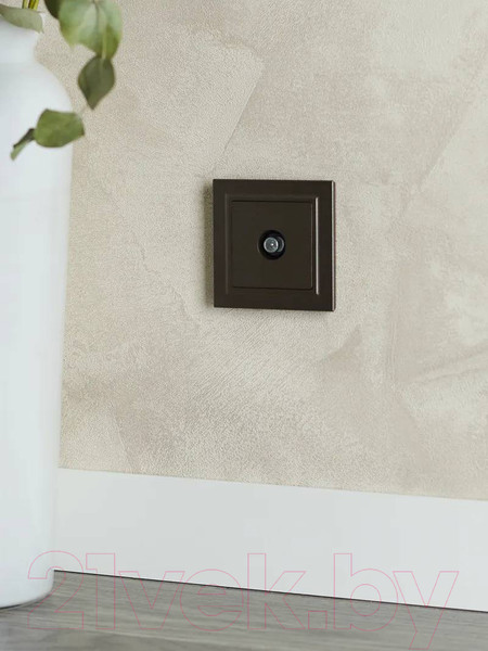 Изображение товара Розетка IEK Brite BR-A10-P-K45 (темная бронза)