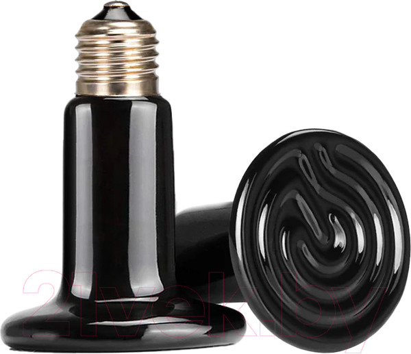 Изображение товара Лампа для террариума Mclanzoo Обогрев D75мм 75Вт / 8624041/MZ (черный)