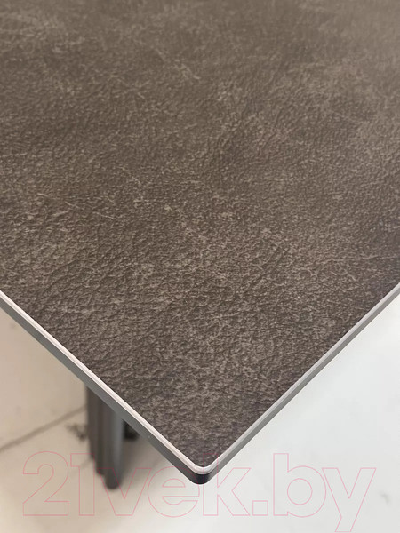 Изображение товара Обеденный стол M-City Ragnar 180 / 626M05470 (1697 коричневая кожа/керамика/темно-серый)