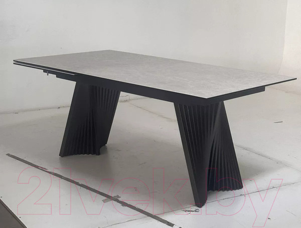 Изображение товара Обеденный стол M-City Yoakim 180 / 626M05473 (TL-102 бежевый мрамор/испанская керамика/темно-серый)