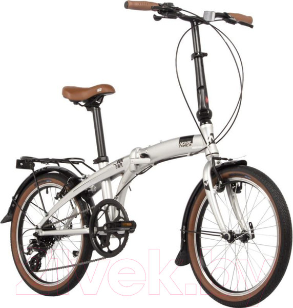 Изображение товара Велосипед Novatrack Town 20AFV.TOWN.CP4 (серебристый)