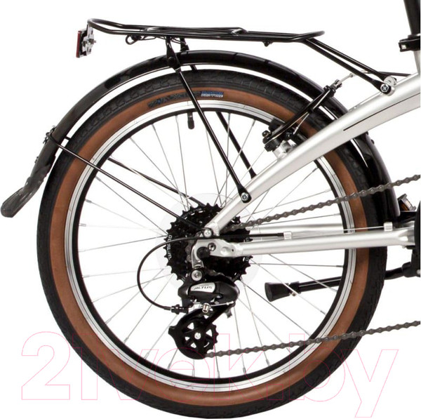 Изображение товара Велосипед Novatrack Town 20AFV.TOWN.CP4 (серебристый)