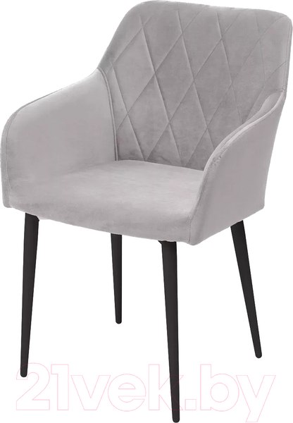 Изображение товара Стул M-City Brandy-X / 461MC05468 (светло-серый BM-4 велюр/черный)