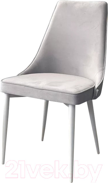 Изображение товара Стул M-City Nepal-P / 461MC05521 (светло-серый BM-4 велюр/белый)