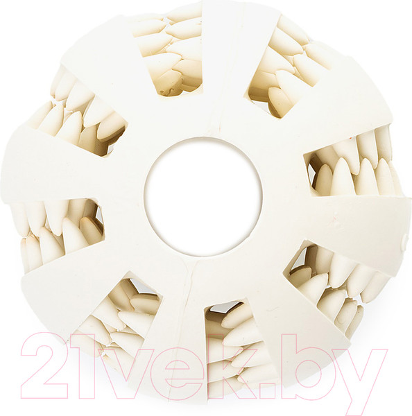 Изображение товара Игрушка для собак Duvo Plus Мяч зубочистик / 400016 (белый)