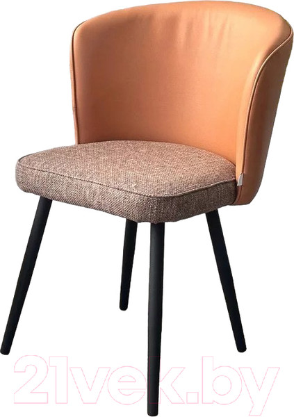 Изображение товара Стул M-City Моне / 480M05674 (Melange 290 рогожка/Enzo 210 экокожа/черный)