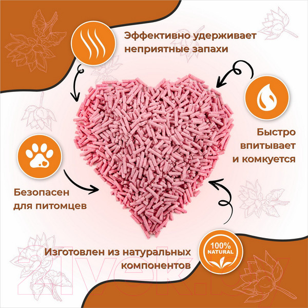 Изображение товара Наполнитель для туалета EliteCat Tofu Lotus растительный / 6041/EC (6л/2.7кг)