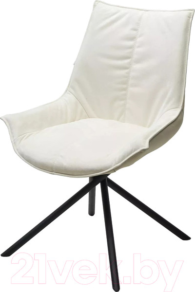 Изображение товара Стул M-City Осло / 480M05677 (Atmocfera 010 бежевый/Orakul 160 белый/черный)