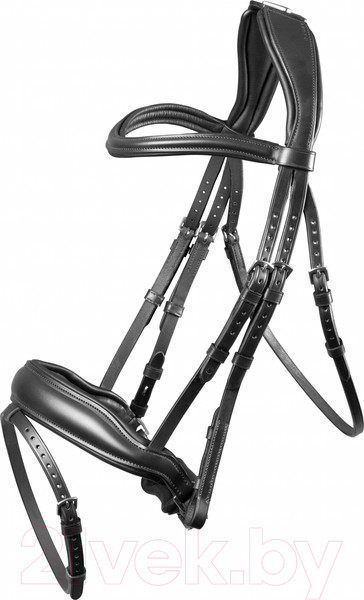 Изображение товара Оголовье для лошади Shires Lussio Dressage XFULL / 5098/BLACK/XFULL (черный)