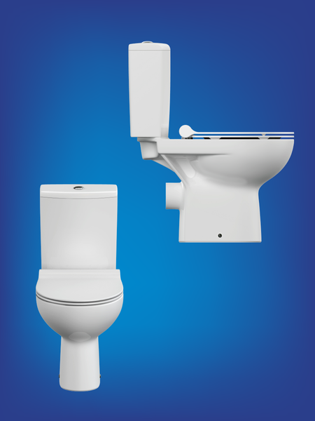 Изображение товара Унитаз напольный Cersanit Nature Clean On 011 3/5 DPL EO slim / 65410