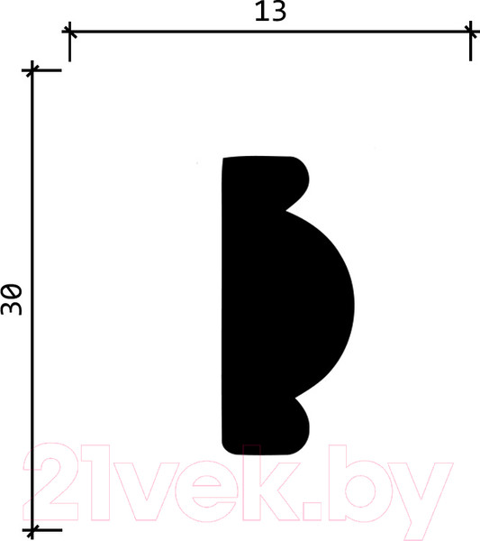 Изображение товара Молдинг Decor-Dizayn 157 А (30x13x2000)