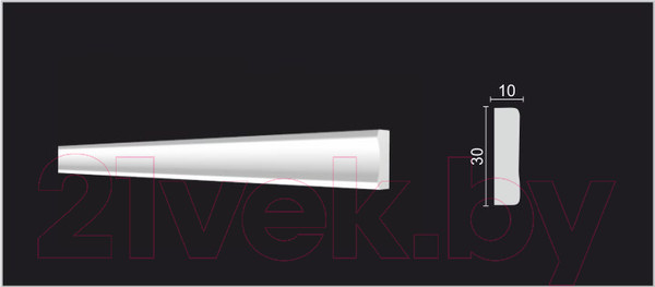 Изображение товара Молдинг Decor-Dizayn 165 А (30x10x2000)