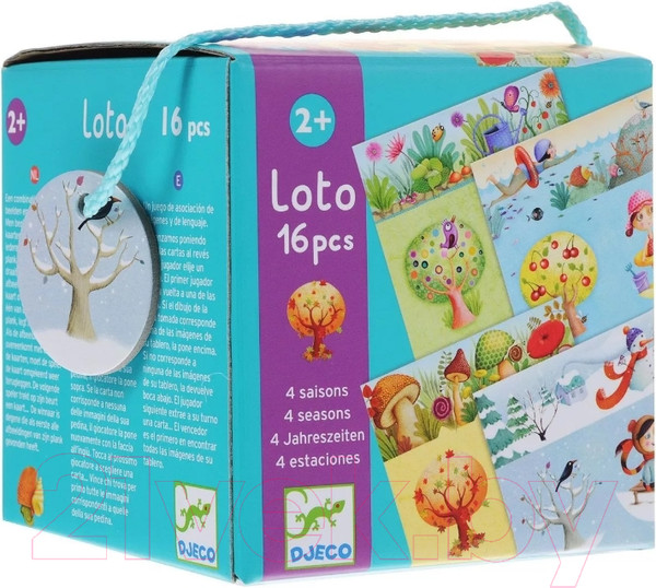 Изображение товара Развивающая игра Djeco Лото 4 сезона / 08123