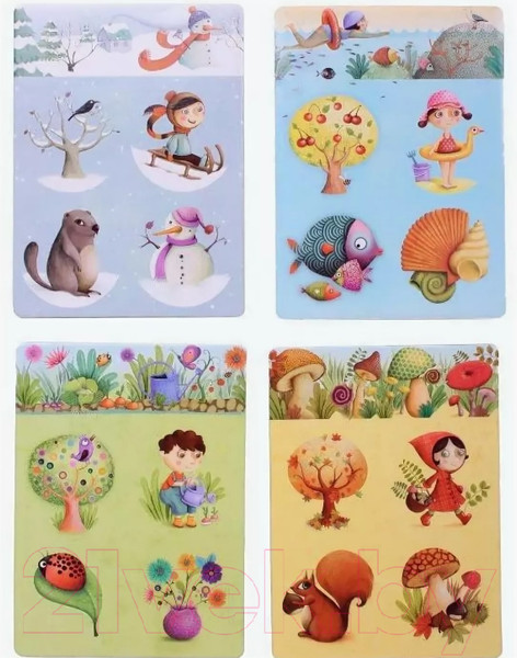 Изображение товара Развивающая игра Djeco Лото 4 сезона / 08123