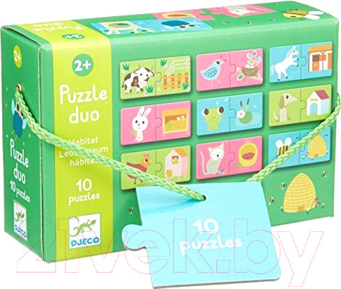 Изображение товара Развивающая игра Djeco Где живет? / 08164