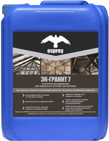 Изображение товара Антисептик для древесины Osprey Эк-Гранит 7% (10л)