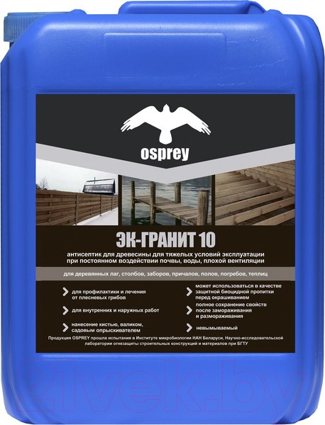 Изображение товара Антисептик для древесины Osprey Эк-Гранит 10% (5л)