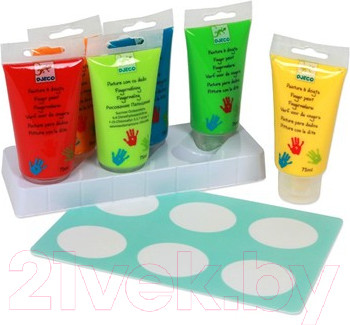 Изображение товара Пальчиковые краски Djeco Пальчиковые краски / 08860