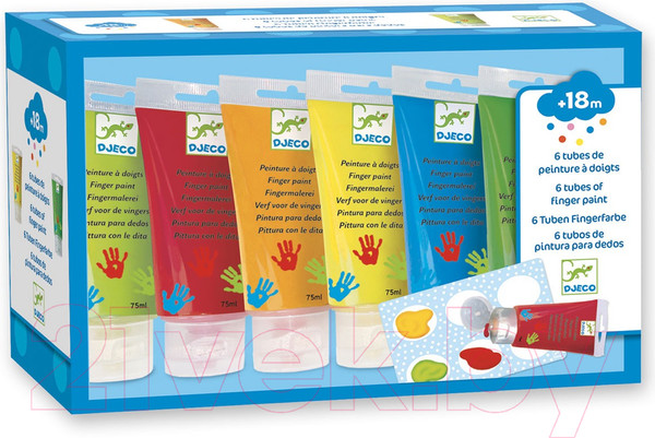 Изображение товара Пальчиковые краски Djeco Пальчиковые краски / 08860