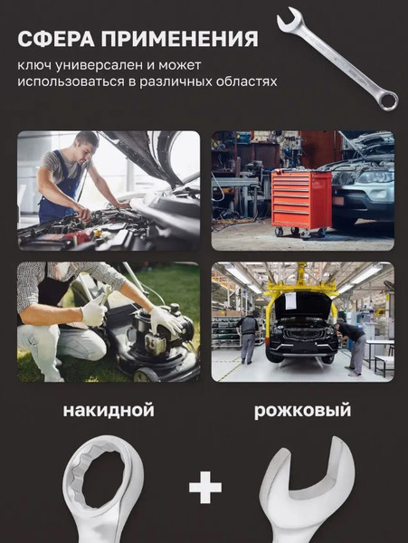 Изображение товара Гаечный ключ Forsage F-75527 (9118)