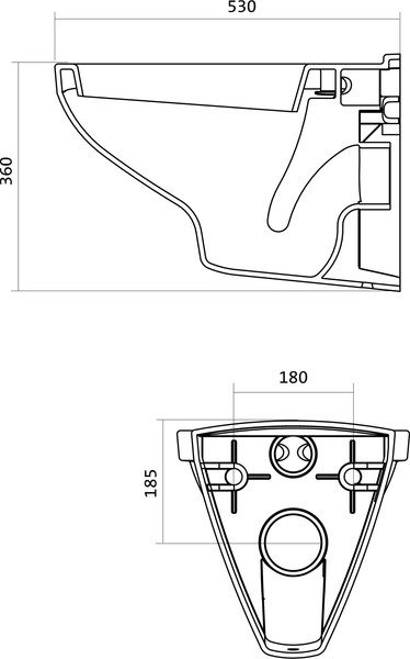 Изображение товара Унитаз подвесной с инсталляцией Santek Пэк Бореаль 1WH302464