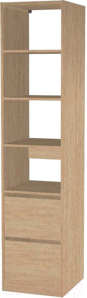 Изображение товара Стеллаж ML Smart Group Туров 50x55x220см / Tu50H3170 (дуб кендал натуральный)