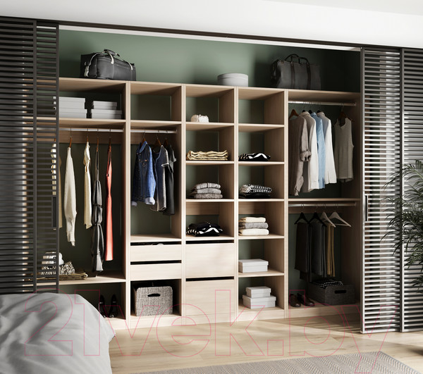 Изображение товара Стеллаж ML Smart Group Туров 50x55x220см / Tu50H3170 (дуб кендал натуральный)