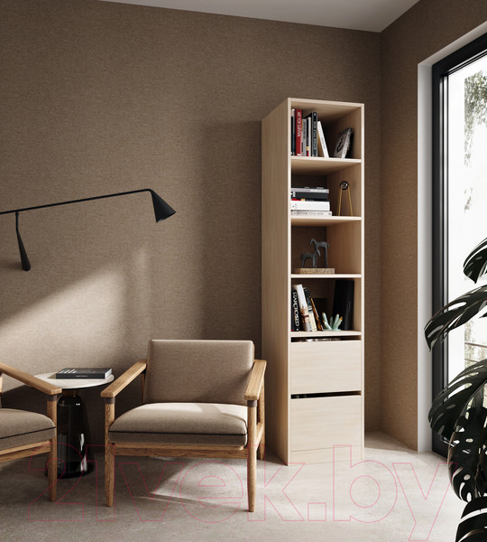 Изображение товара Стеллаж ML Smart Group Туров 50x55x220см / Tu50H3170 (дуб кендал натуральный)